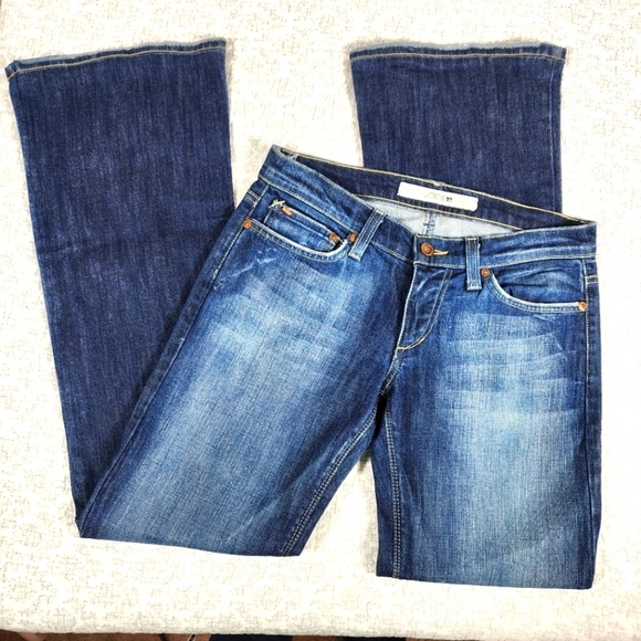 Joe's Jeans Denim - Joe's Jeans Distressed Low Rise Boot Cut Jeans Size 27